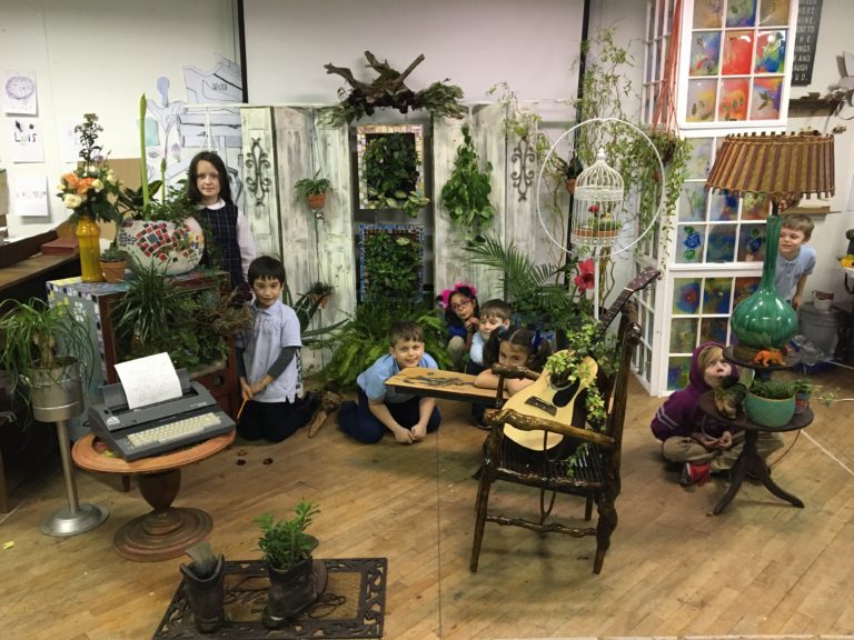 Interiorscape made by Portside Arts Center featured at Philadelphia Flower Show