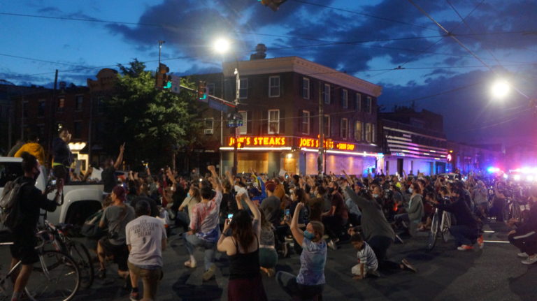 A peaceful march to drive out fear in Fishtown