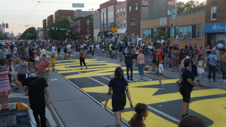 A week after his march through Fishtown, Pastor John invites Fishtowners to tackle racism with street art