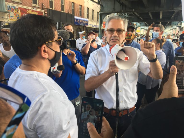 Residents call out DA, rally for change at protest in Kensington as Krasner responds