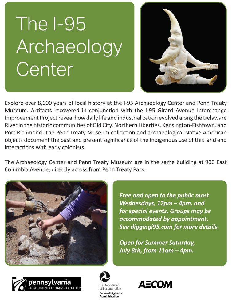 I-95 Archaeology Center open Saturday