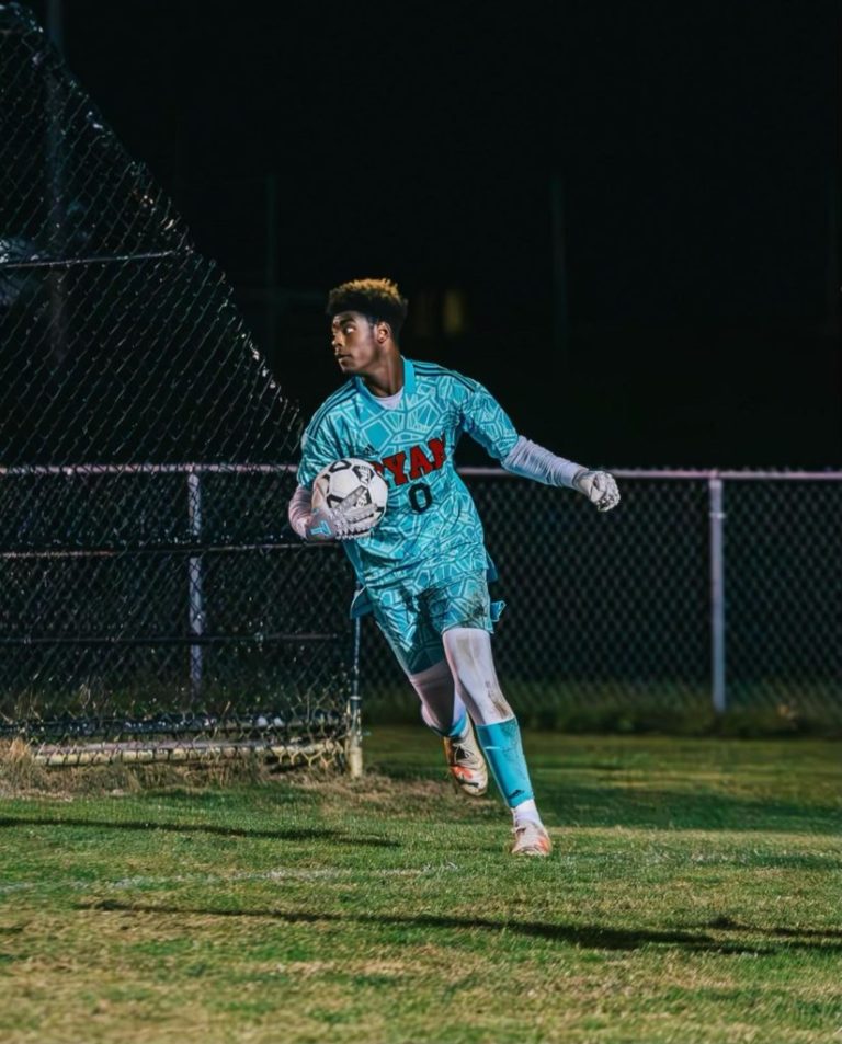 Port Richmond athlete starring in goal at Ryan